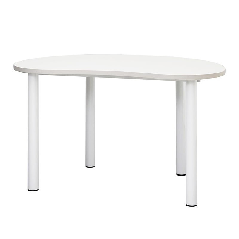 アール・エフ・ヤマカワ ビーンズテーブル W1200×D800 ホワイト RFMMT-BN1280WJ 1台(ご注文単位1台)【直送品】