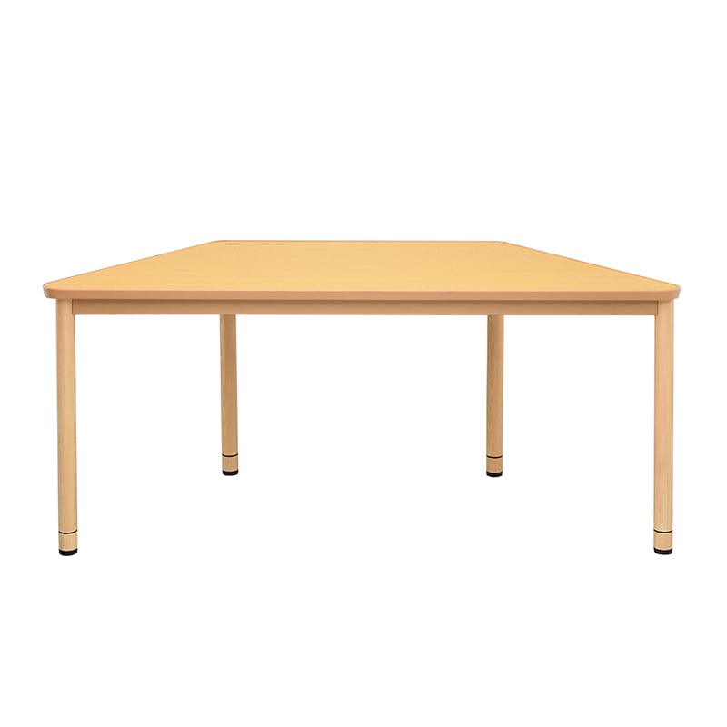 アール・エフ・ヤマカワ 介護用テーブル W1800 台形 ナチュラル RFKTB-1890DNA 1台(ご注文単位1台)【直送品】