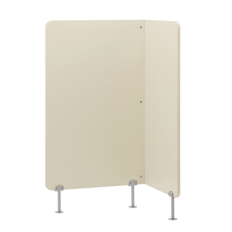 アール・エフ・ヤマカワ 研修用デスク　パーティション2 低圧メラミン仕様　ホワイト RFJD2-8613 1台（ご注文単位1台）【直送品】