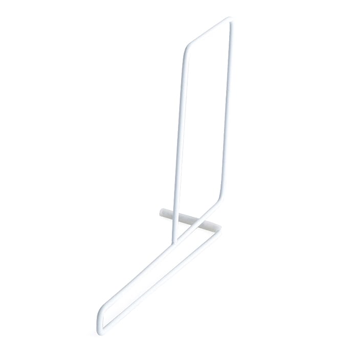 アール・エフ・ヤマカワ ウッドカルテシェルフ用ブックエンド ホワイト　5個入 RFMCS-OPBS 1台（ご注文単位10台）【直送品】