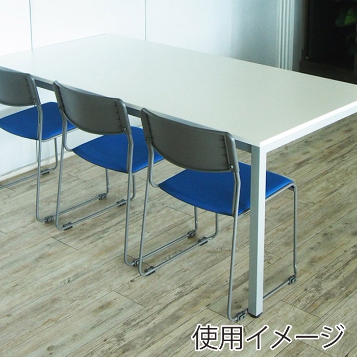 アール・エフ・ヤマカワ ミーティングテーブル　W1800×D900 ホワイト RFMT-1890W 1台（ご注文単位1台）【直送品】