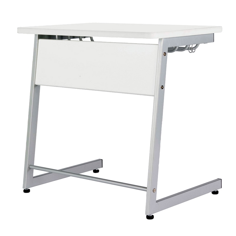 アール・エフ・ヤマカワ 研修用デスク W750×D500 ホワイト RFJD-7570W 1台(ご注文単位1台)【直送品】