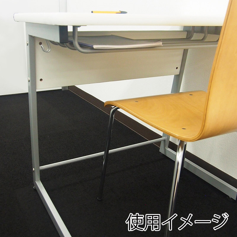 アール・エフ・ヤマカワ 研修用デスク W750×D500 ホワイト RFJD-7570W 1台(ご注文単位1台)【直送品】