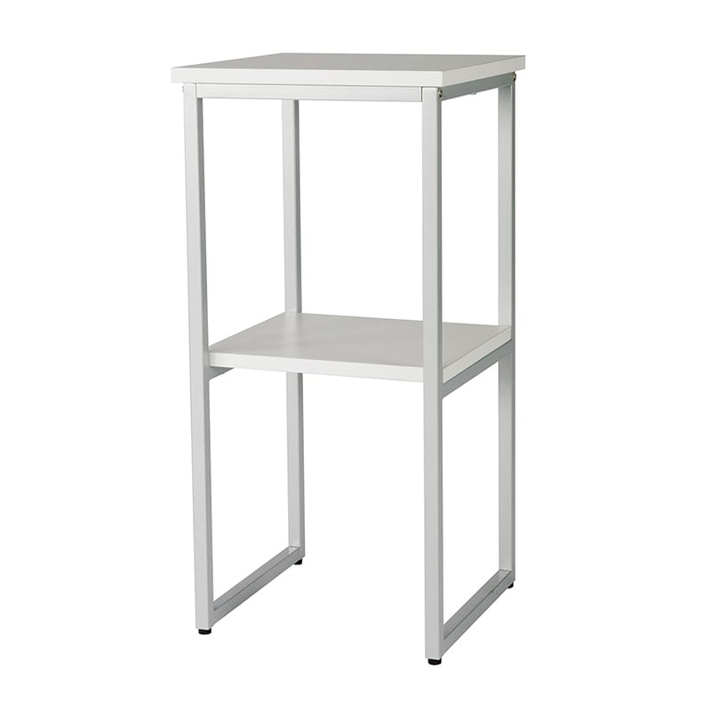 アール・エフ・ヤマカワ コンパクト電話機台 ホワイト RFTC-3573W 1台(ご注文単位1台)【直送品】