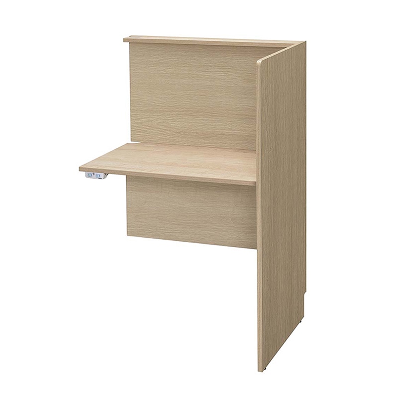 アール・エフ・ヤマカワ RFPCブース2　W800×D600　増連 2ヶ口コンセント付　ナチュラル2 RFPCB2-8060ADNA2-NC 1台（ご注文単位1台）【直送品】