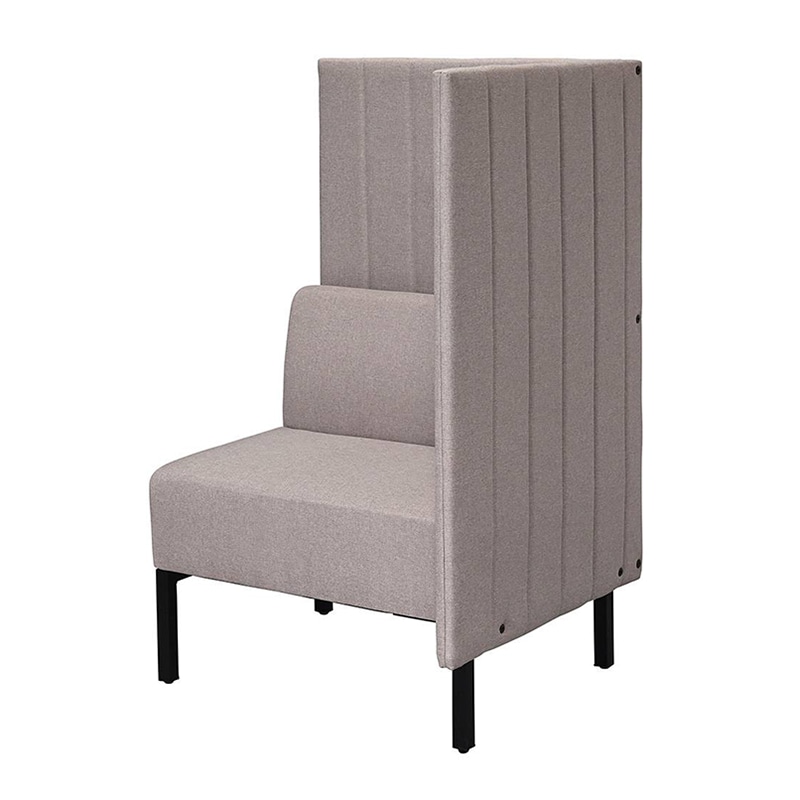 アール・エフ・ヤマカワ カッコ　ファブリックソファ　W760×H1230 片側パネル　ベージュ RFFBS-7612BEK 1台（ご注文単位1台）【直送品】