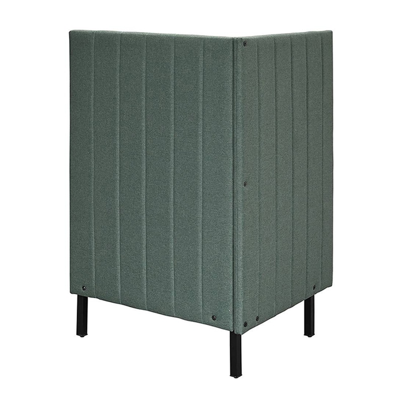 アール・エフ・ヤマカワ カッコ　ファブリックソファ　W760×H1230 片側パネル　グリーン RFFBS-7612GNK 1台（ご注文単位1台）【直送品】