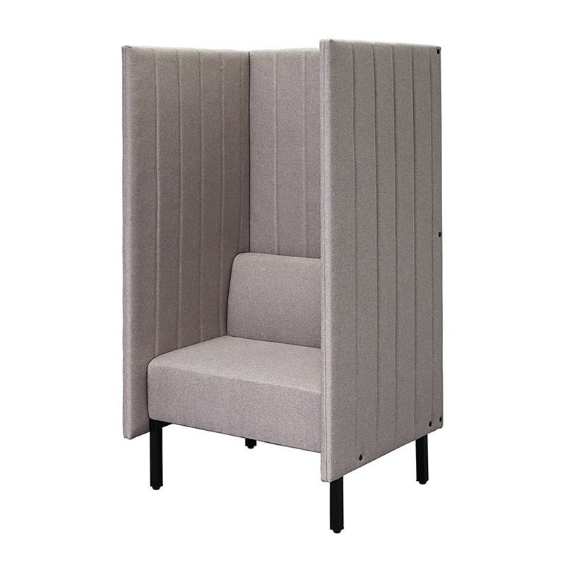 アール・エフ・ヤマカワ カッコ　ファブリックソファ　W800×H1500 両側パネル　ベージュ RFFBS-8015BER 1台（ご注文単位1台）【直送品】