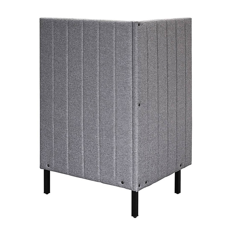 アール・エフ・ヤマカワ カッコ ファブリックソファ W760×H1230 片側パネル コンセント付 ライトグレー RFFBS-7612LGK-NC 1台(ご注文単位1台)【直送品】