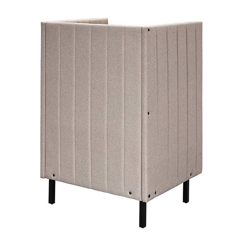 アール・エフ・ヤマカワ カッコ ファブリックソファ W800×H1230 両側パネル コンセント付 ベージュ RFFBS-8012BER-NC 1台(ご注文単位1台)【直送品】