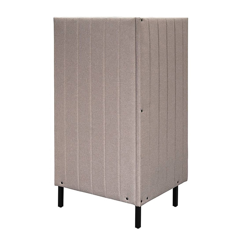 アール・エフ・ヤマカワ カッコ ファブリックソファ W760×H1500 片側パネル コンセント付 ベージュ RFFBS-7615BEK-NC 1台(ご注文単位1台)【直送品】