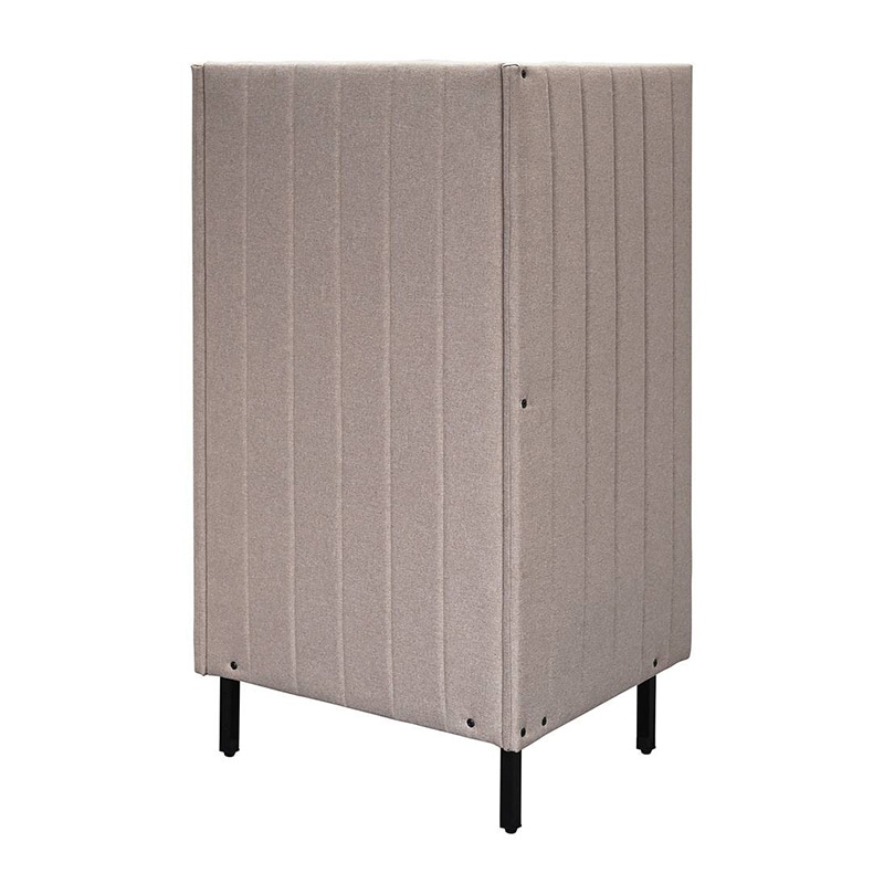 アール・エフ・ヤマカワ カッコ ファブリックソファ W800×H1500 両側パネル コンセント付 ベージュ RFFBS-8015BER-NC 1台(ご注文単位1台)【直送品】