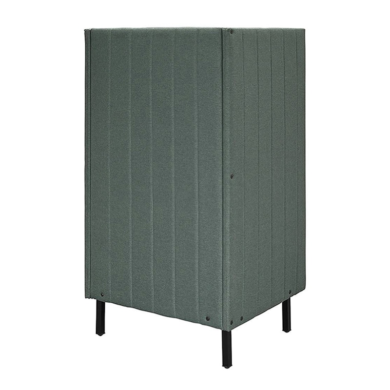 アール・エフ・ヤマカワ カッコ ファブリックソファ W800×H1500 両側パネル コンセント付 グリーン RFFBS-8015GNR-NC 1台(ご注文単位1台)【直送品】