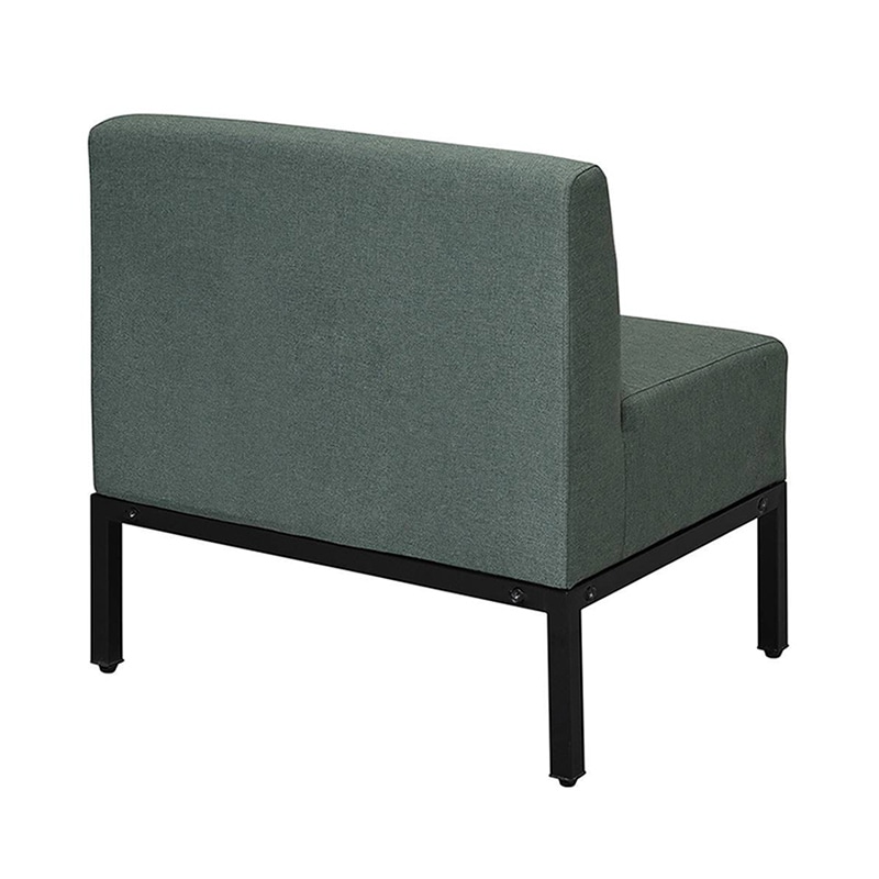 アール・エフ・ヤマカワ カッコ ファブリックソファ W720 コンセント付 グリーン RFFBS-72GN-NC 1台(ご注文単位1台)【直送品】