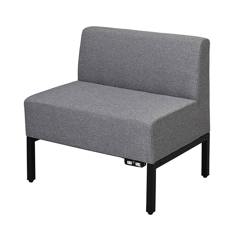 アール・エフ・ヤマカワ カッコ　ファブリックソファ　W720 コンセント付　ライトグレー RFFBS-72LG-NC 1台（ご注文単位1台）【直送品】