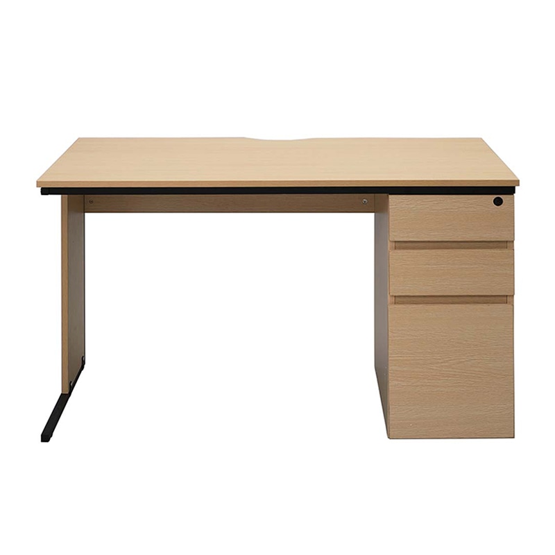 アール・エフ・ヤマカワ ワークデスク2　片袖　W1200×D700 ナチュラル2 GZWC2-1270NA2 1台（ご注文単位1台）【直送品】