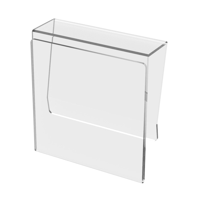 アール・エフ・ヤマカワ ブースサイン　片面 クリア　1個入 RFNP-SS-1P 1台（ご注文単位10台）【直送品】