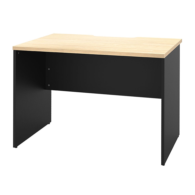 アール・エフ・ヤマカワ プラン木製デスク　W1000×D700 ナチュラル×ブラック脚 RFPD-1070NA-BL 1台（ご注文単位1台）【直送品】