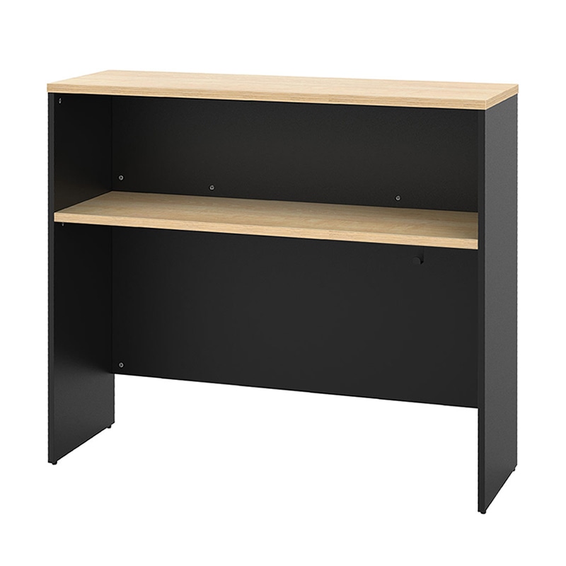 アール・エフ・ヤマカワ プラン　サイドハイテーブル　W1200×D400 ナチュラル×ブラック脚 RFPSH-1240NA-BL 1台（ご注文単位1台）【直送品】