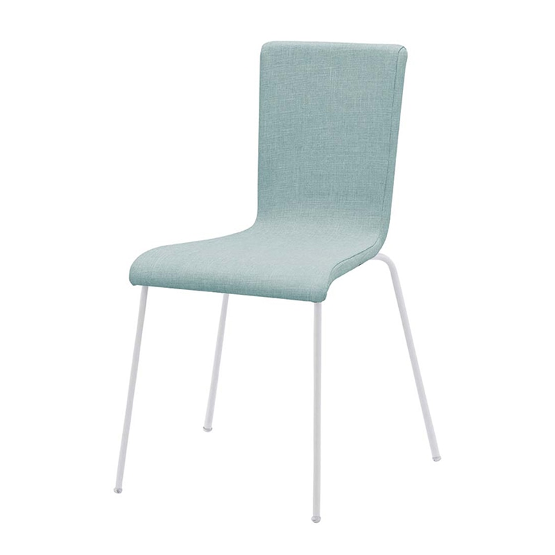 アール・エフ・ヤマカワ ファブリックチェア ミント×ホワイト脚 RFC-FPMTWF 1台（ご注文単位1台）【直送品】