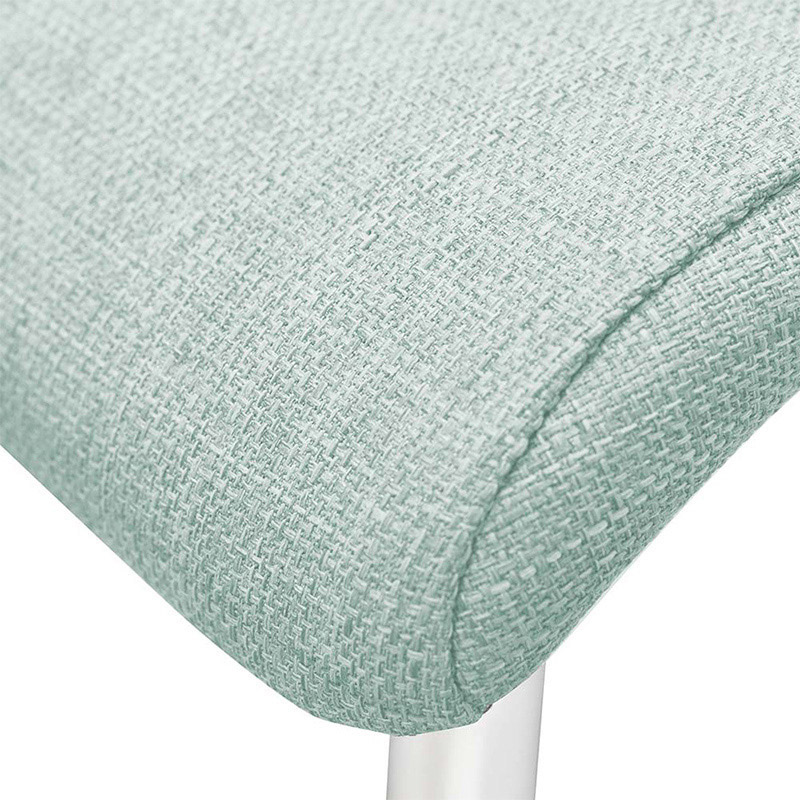 アール・エフ・ヤマカワ ファブリックチェア ミント×ホワイト脚 RFC-FPMTWF 1台(ご注文単位1台)【直送品】