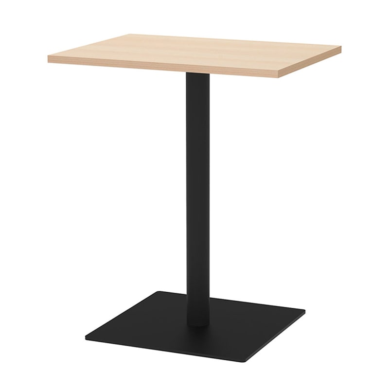 アール・エフ・ヤマカワ リスタ カフェテーブル 600×450 ナチュラル RFRCT-6045NA 1台(ご注文単位1台)【直送品】