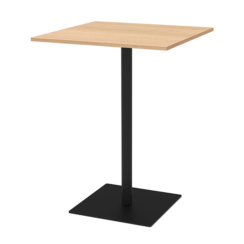 アール・エフ・ヤマカワ リスタ　カフェテーブル　ハイ　750×750 オーク RFRCT-H7575OA 1台（ご注文単位1台）【直送品】