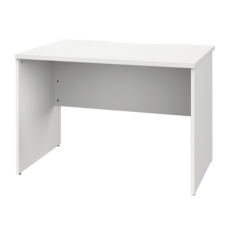 アール・エフ・ヤマカワ プラン木製デスク　W1000×D700 ホワイト×ホワイト脚 RFPD-1070WH-WL 1台（ご注文単位1台）【直送品】