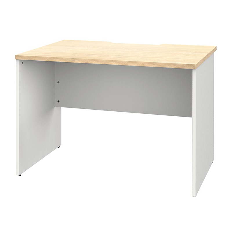 アール・エフ・ヤマカワ プラン木製デスク　W1000×D700 ナチュラル×ホワイト脚 RFPD-1070NA-WL 1台（ご注文単位1台）【直送品】