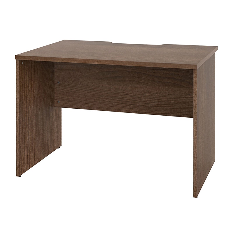 アール・エフ・ヤマカワ プラン木製デスク　W1000×D700 ウォルナット×ウォルナット脚 RFPD-1070DM-DL 1台（ご注文単位1台）【直送品】