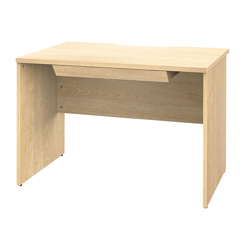アール・エフ・ヤマカワ プラン木製デスク　W1000×D700 引出付　ナチュラル×ナチュラル脚 RFPD-1070NA-NL-DR 1台（ご注文単位1台）【直送品】