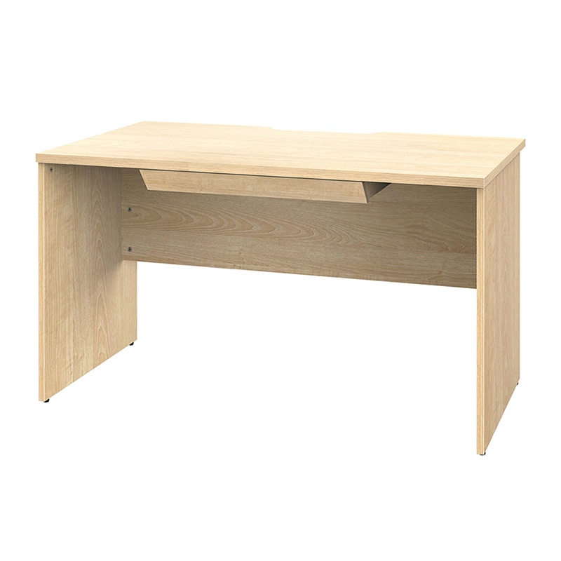 アール・エフ・ヤマカワ プラン木製デスク　W1200×D700 引出付　ナチュラル×ナチュラル脚 RFPD-1270NA-NL-DR 1台（ご注文単位1台）【直送品】