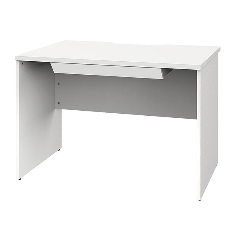 アール・エフ・ヤマカワ プラン木製デスク　W1000×D700 引出付　ホワイト×ホワイト脚 RFPD-1070WH-WL-DR 1台（ご注文単位1台）【直送品】