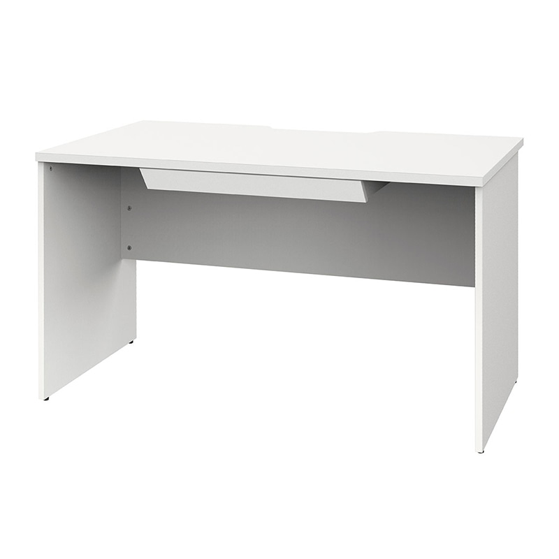 アール・エフ・ヤマカワ プラン木製デスク　W1200×D700 引出付　ホワイト×ホワイト脚 RFPD-1270WH-WL-DR 1台（ご注文単位1台）【直送品】