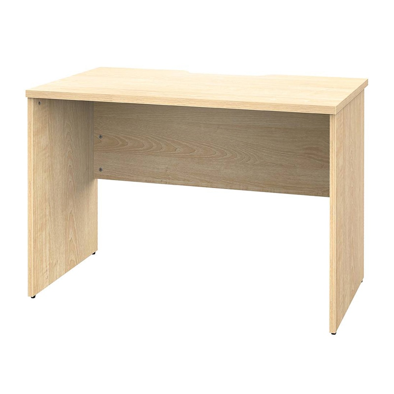 アール・エフ・ヤマカワ プラン木製デスク　W1000×D600 ナチュラル×ナチュラル脚 RFPD-1060NA-NL 1台（ご注文単位1台）【直送品】