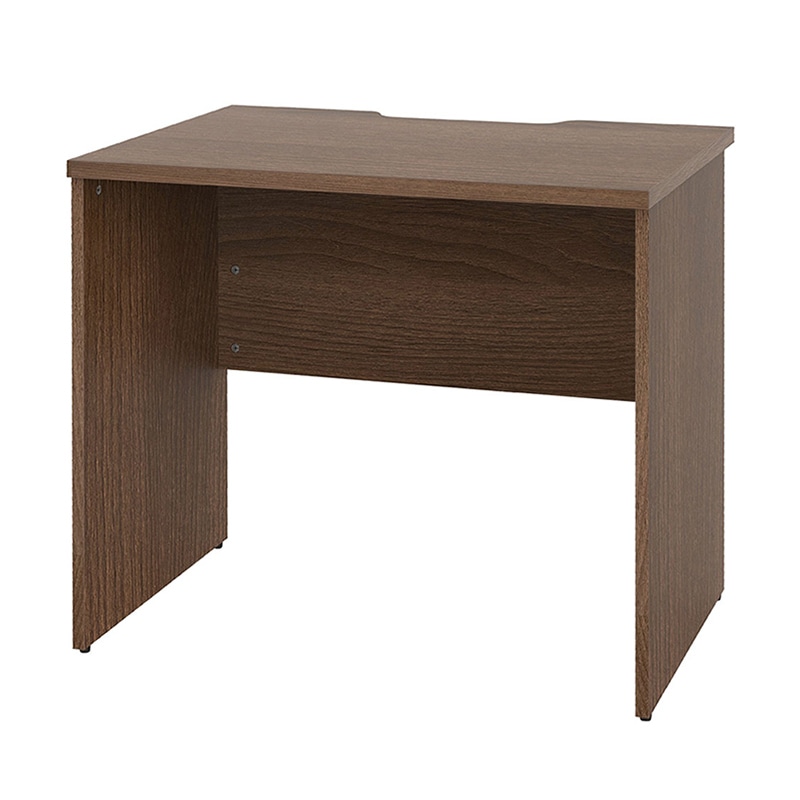 アール・エフ・ヤマカワ プラン木製デスク　W800×D600 ウォルナット×ウォルナット脚 RFPD-0860DM-DL 1台（ご注文単位1台）【直送品】