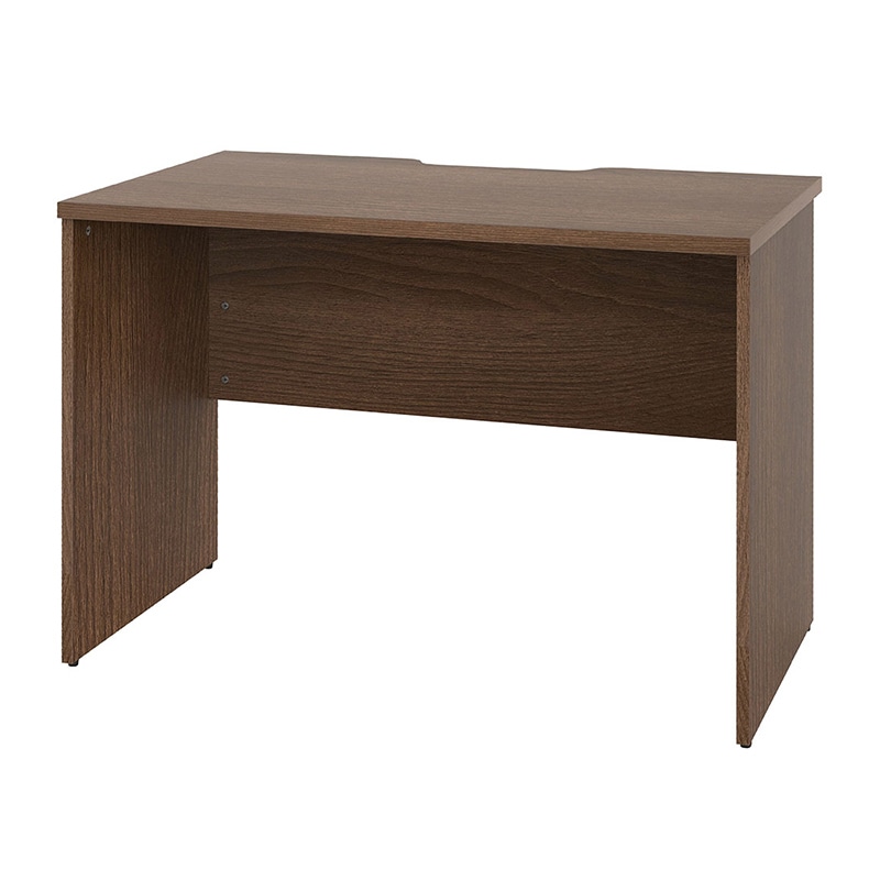 アール・エフ・ヤマカワ プラン木製デスク　W1000×D600 ウォルナット×ウォルナット脚 RFPD-1060DM-DL 1台（ご注文単位1台）【直送品】