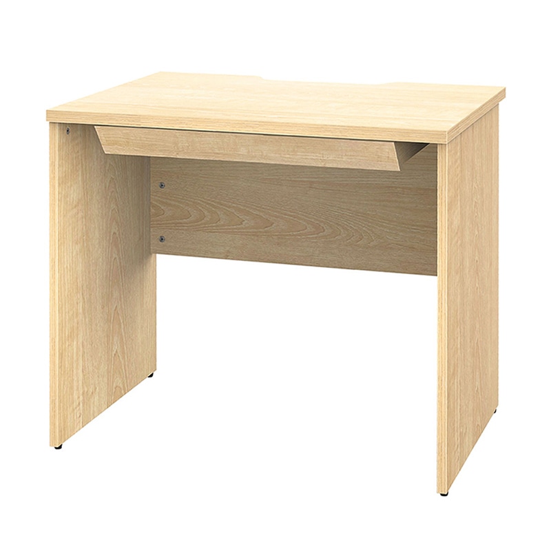 アール・エフ・ヤマカワ プラン木製デスク　W800×D600 引出付　ナチュラル×ナチュラル脚 RFPD-0860NA-NL-DR 1台（ご注文単位1台）【直送品】