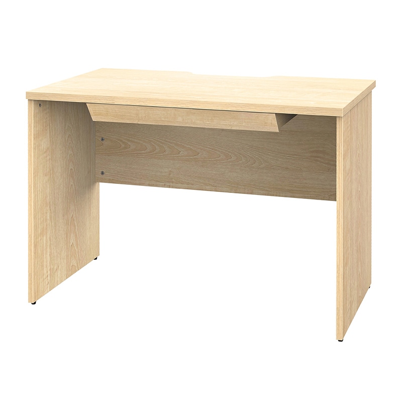 アール・エフ・ヤマカワ プラン木製デスク　W1000×D600 引出付　ナチュラル×ナチュラル脚 RFPD-1060NA-NL-DR 1台（ご注文単位1台）【直送品】