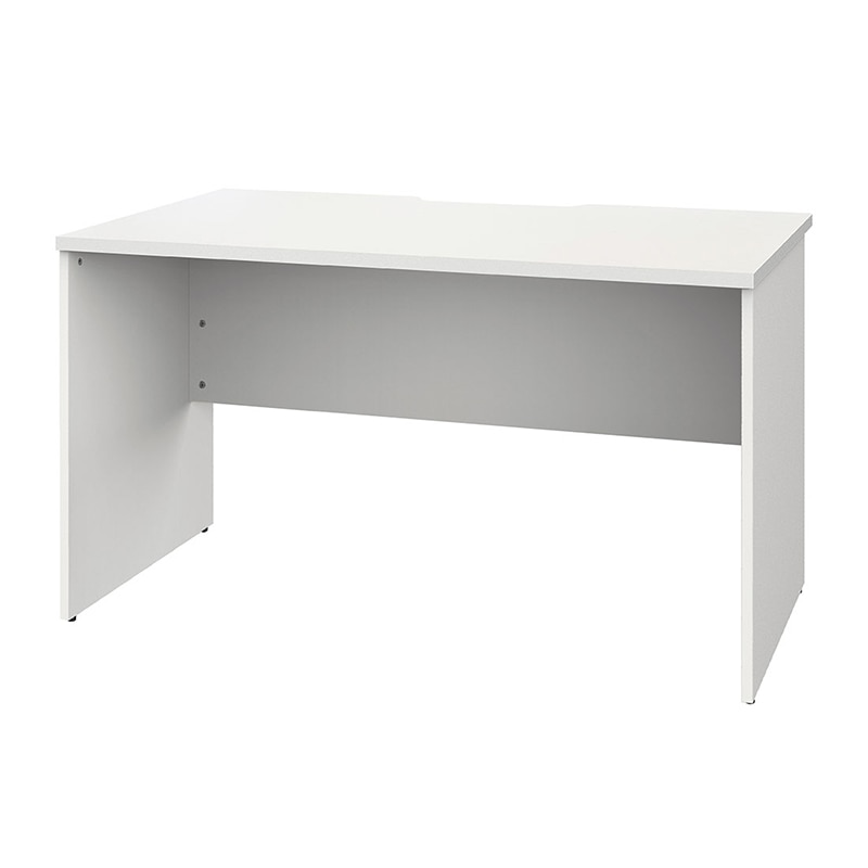 アール・エフ・ヤマカワ プラン木製デスク　W1200×D700 ホワイト×ホワイト脚 RFPD-1270WH-WL 1台（ご注文単位1台）【直送品】