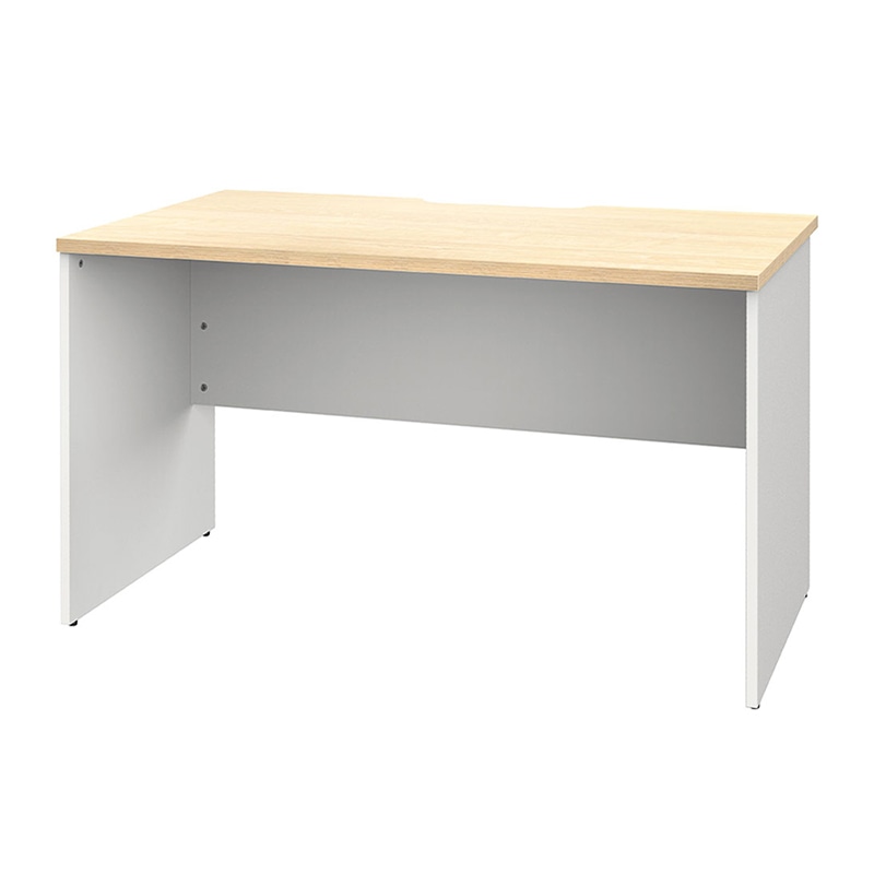 アール・エフ・ヤマカワ プラン木製デスク　W1200×D700 ナチュラル×ホワイト脚 RFPD-1270NA-WL 1台（ご注文単位1台）【直送品】