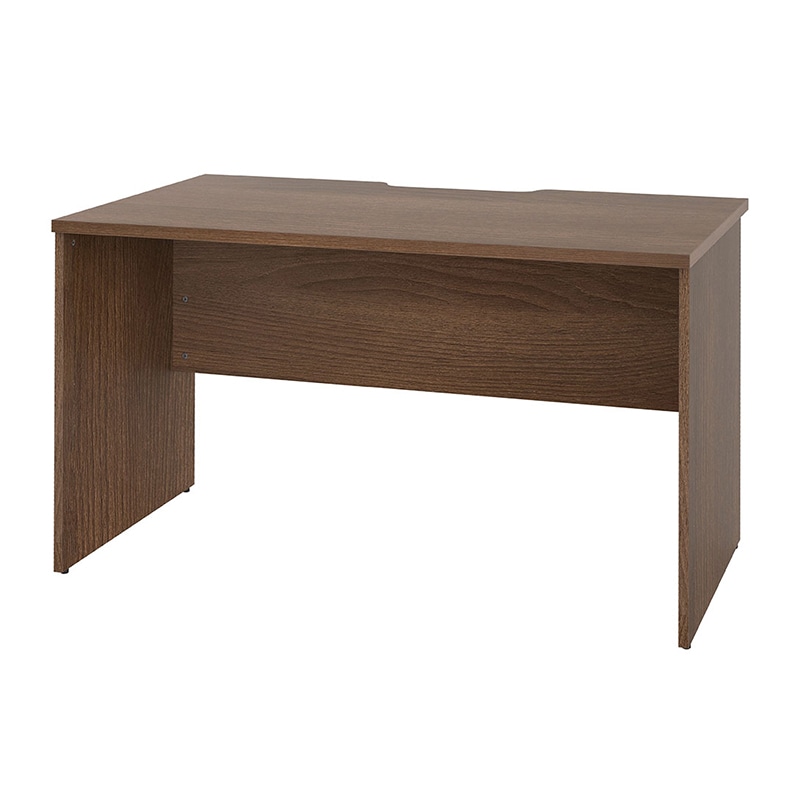 アール・エフ・ヤマカワ プラン木製デスク　W1200×D700 ウォルナット×ウォルナット脚 RFPD-1270DM-DL 1台（ご注文単位1台）【直送品】