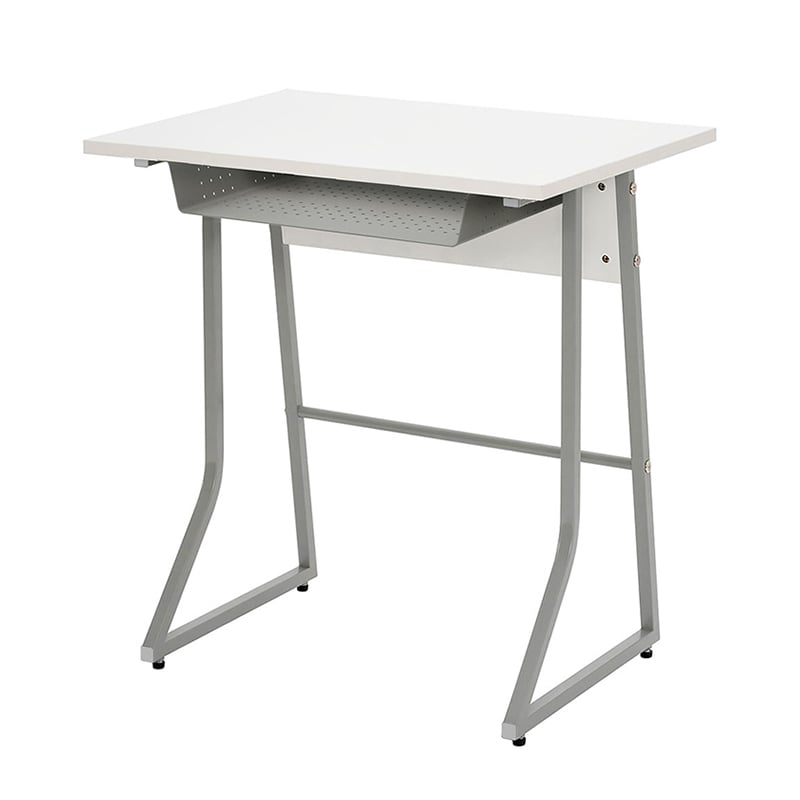 アール・エフ・ヤマカワ スモール研修用デスク3　W650×D450 ループ脚　ホワイト RFJD3-6545W 1台（ご注文単位1台）【直送品】