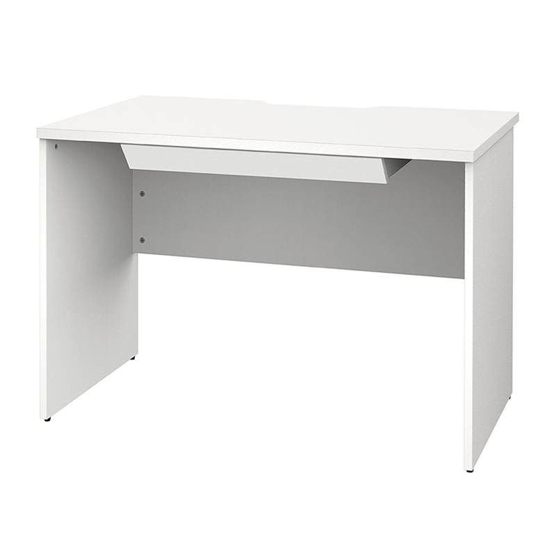 アール・エフ・ヤマカワ プラン木製デスク W1000×D600 引出付 ホワイト×ホワイト脚 RFPD-1060WH-WL-DR 1台(ご注文単位1台)【直送品】