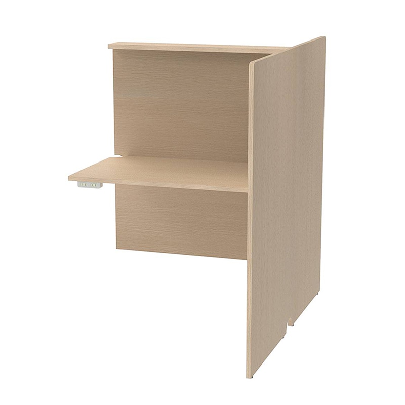 アール・エフ・ヤマカワ RFPCブース　対面タイプ　W800×D1200 増連　2ヶ口コンセント付　ナチュラル2 RFPCT-8012ADNA2-NC 1台（ご注文単位1台）【直送品】