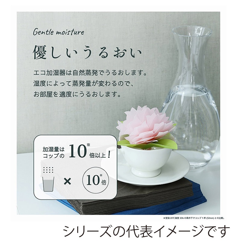 ミクニライフ&オート エコ加湿器 ちょこっとオアシス いちりん スプリングブルー U507-05 1個(ご注文単位30個)【直送品】