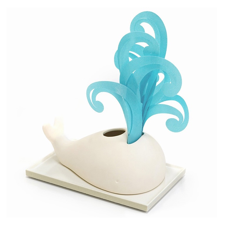 ミクニライフ＆オート エコ加湿器　ミスティデュオ　アニマルズ うみ／くじら U810-02 1個（ご注文単位20個）【直送品】