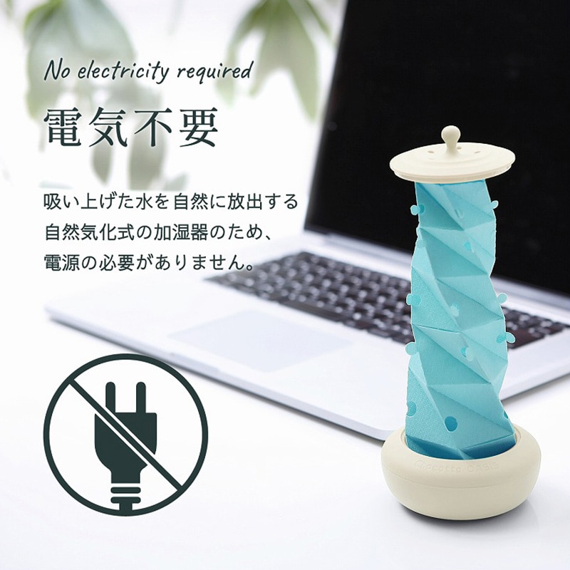 ミクニライフ＆オート エコ加湿器　ちょこっとオアシス　タワーポット　交換 交換フィルター　ブルー U50E-29 1枚（ご注文単位30枚）【直送品】