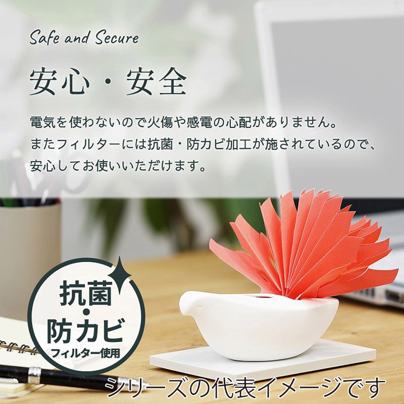 ミクニライフ＆オート エコ加湿器　ミスティデュオ　アニマルズ 交換フィルター　うみ／くじら U80E-05 1枚（ご注文単位36枚）【直送品】