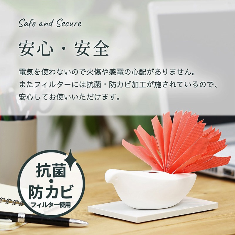 ミクニライフ&オート エコ加湿器 ミスティデュオ アニマルズ 交換フィルター そら/とり U80E-06 1枚(ご注文単位36枚)【直送品】